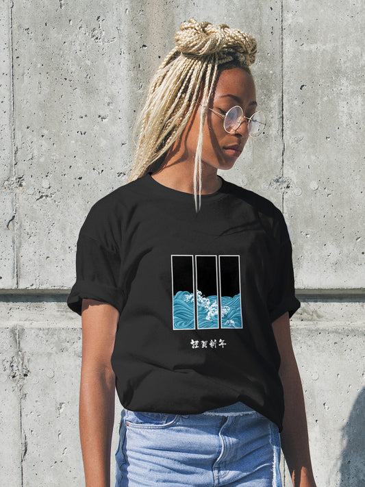 "Silent Storm" – Japanese Wave Tee
