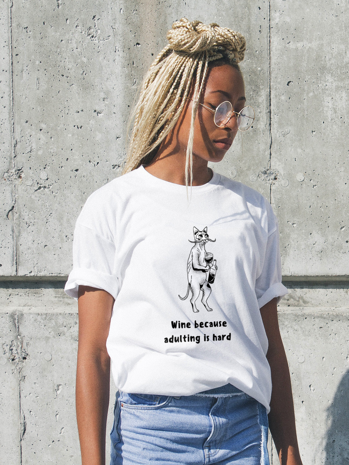 Wine Meow-sed: Cat & Cabernet Tee