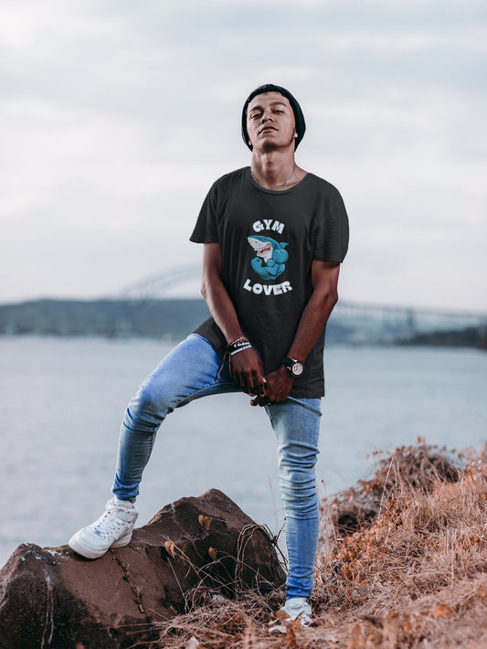 "Shark Mode On" – Gym Beast Tee